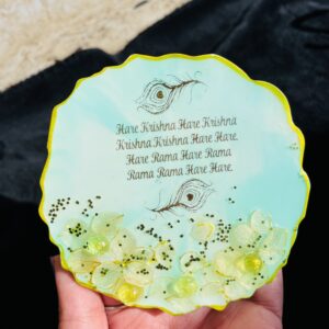 Resin frame with mantra